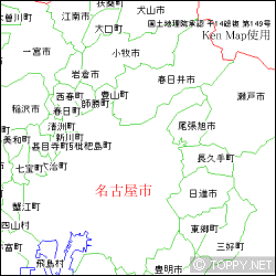 名古屋周辺地図